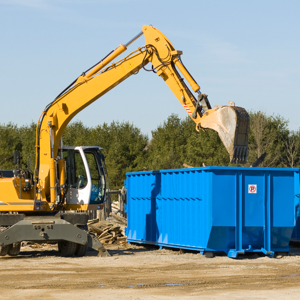 can i choose the location where the residential dumpster will be placed in Grace City North Dakota